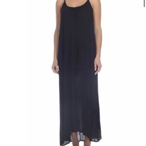 NWT black beach cover up dress